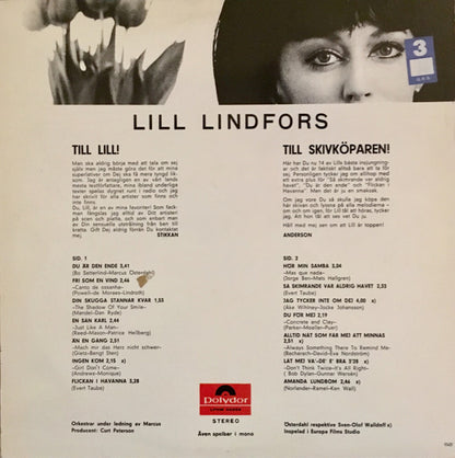 Lill Lindfors : Du Är Den Ende (LP, Album, RE, RP)