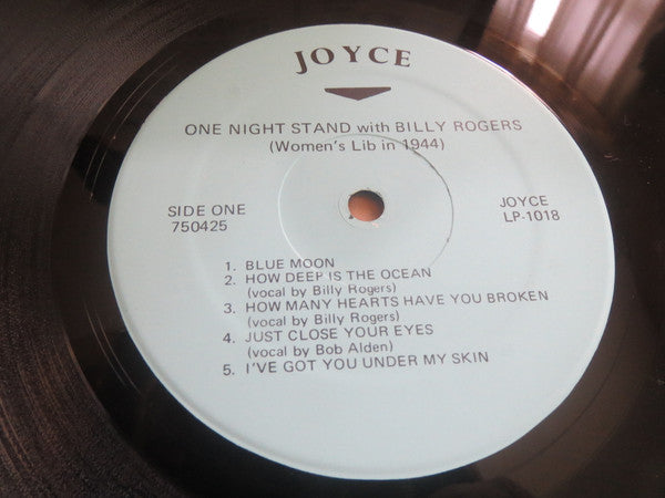 Billie Rogers (2) : One Night Stand With Billie Rogers "Womens' Lib In 1944" (LP, Album)