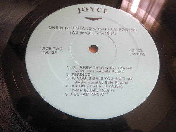 Billie Rogers (2) : One Night Stand With Billie Rogers "Womens' Lib In 1944" (LP, Album)