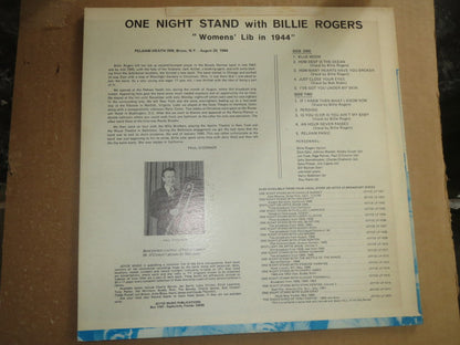 Billie Rogers (2) : One Night Stand With Billie Rogers "Womens' Lib In 1944" (LP, Album)