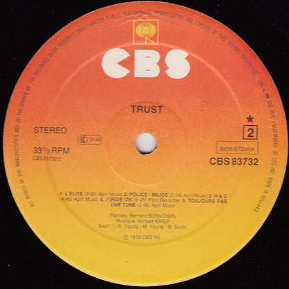 Trust (2) : Trust (LP, Album)