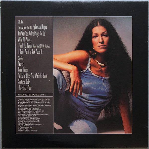 Rita Coolidge : Anytime... Anywhere (LP, Album, Pit)