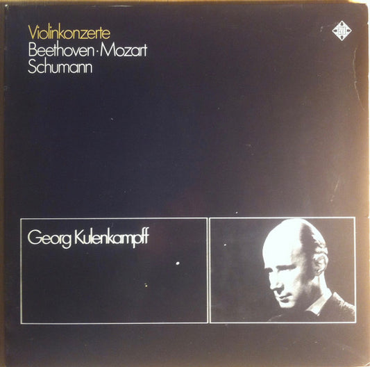 Georg Kulenkampff - Ludwig van Beethoven - Wolfgang Amadeus Mozart - Robert Schumann : Violinkonzerte (2xLP, Comp, Gat)