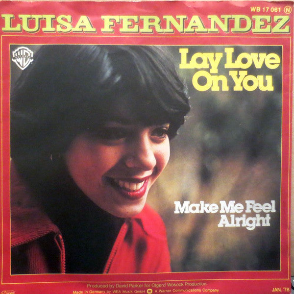 Luisa Fernandez : Lay Love On You (7", Single, RP)