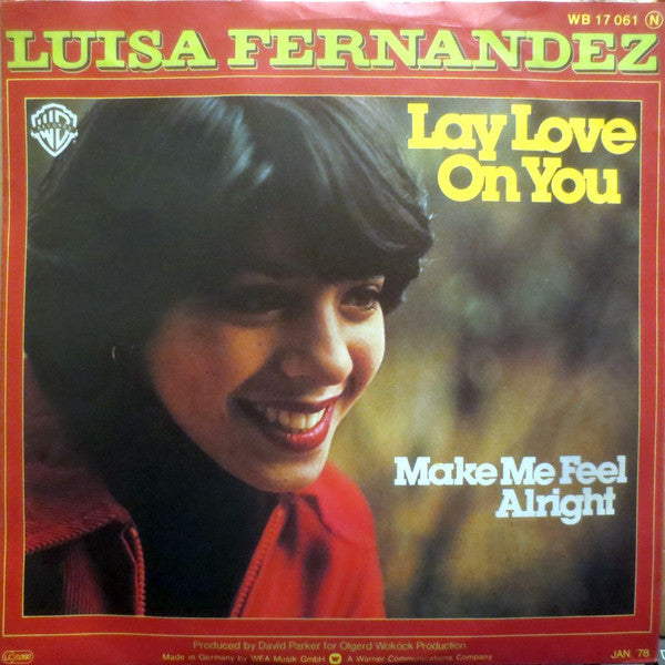 Luisa Fernandez : Lay Love On You (7", Single, RP)