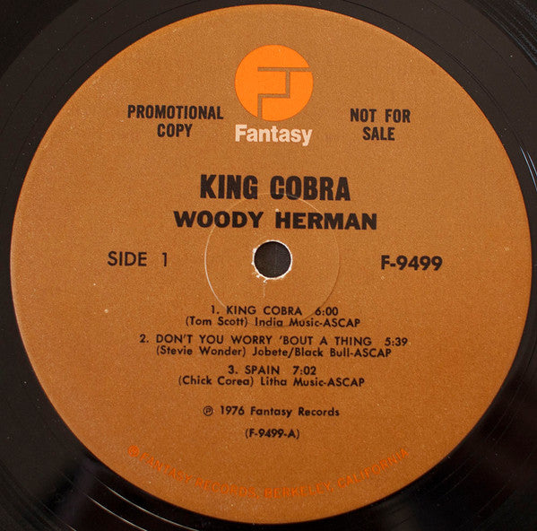 Woody Herman And The Thundering Herd : King Cobra (LP, Promo)