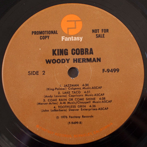 Woody Herman And The Thundering Herd : King Cobra (LP, Promo)