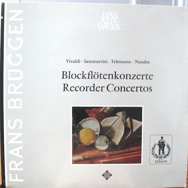 Frans Brüggen, Concentus Musicus Wien, Nikolaus Harnoncourt : Blockflötenkonzerte - Recorder Concertos (LP, Album, RE)