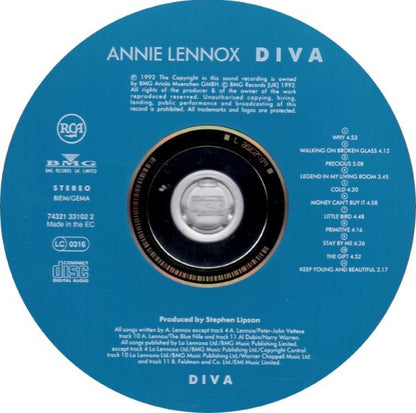 Annie Lennox : Diva (CD, Album)