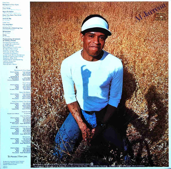 Al Jarreau : Glow (LP, Album)