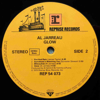 Al Jarreau : Glow (LP, Album)