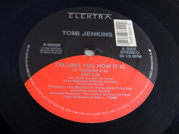 Tomi Jenkins : Telling You How It Is (12", Single)