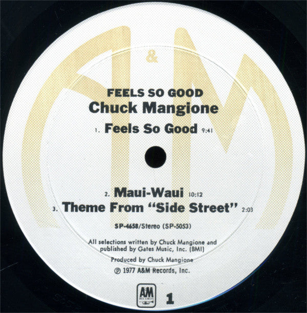 Chuck Mangione : Feels So Good (LP, Album, Mon)