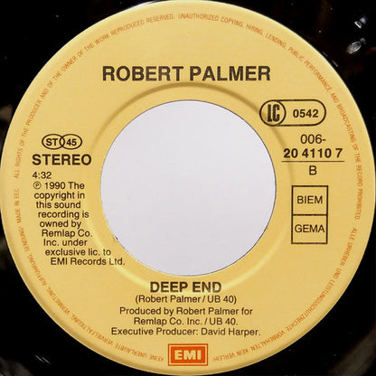 Robert Palmer And UB40 : I'll Be Your Baby Tonight (7", Single)