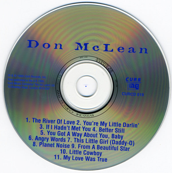 Don McLean : The River Of Love (CD, Album)