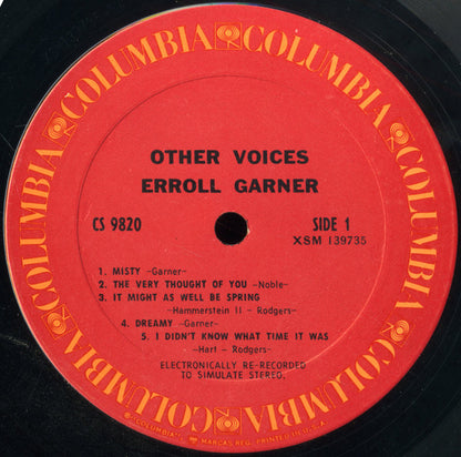 Erroll Garner : Other Voices (LP, Album, RE)