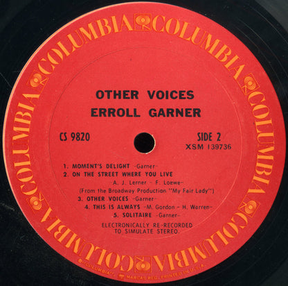 Erroll Garner : Other Voices (LP, Album, RE)