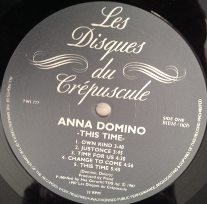 Anna Domino : This Time (LP, Album)