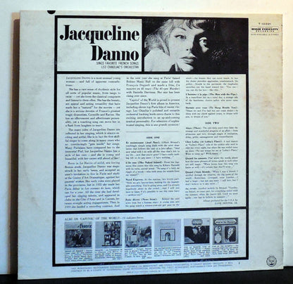 Jacqueline Danno, Léo Chauliac Et Son Orchestre : Jacqueline Danno Sings Favorite French Songs (LP, Album, Mono)