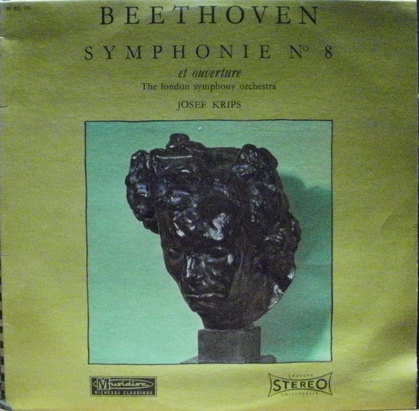 Josef Krips, The London Symphony Orchestra, Ludwig van Beethoven : Symphonie No. 8 Et Ouverture (LP, RE)