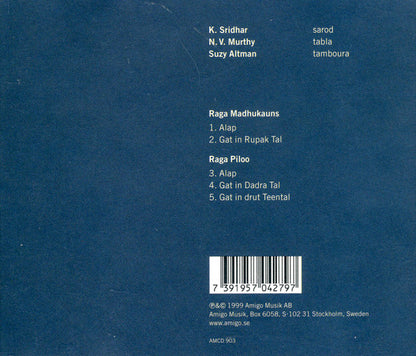 Krishnamurti Sridhar : K. Sridhar (CD, Album, RE, RM)