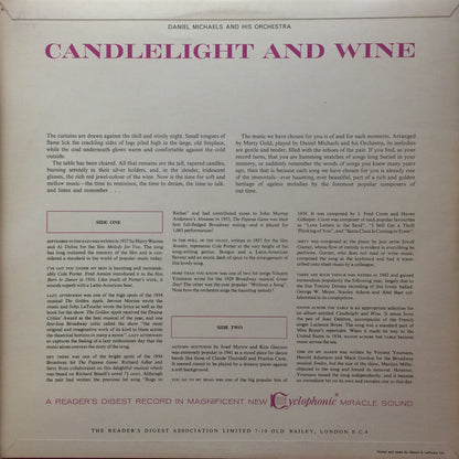 Daniel Michaels And His Orchestra : Candlelight And Wine (LP)