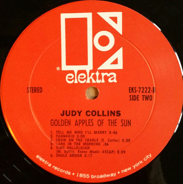 Judy Collins : Golden Apples Of The Sun (LP, Album, RP)