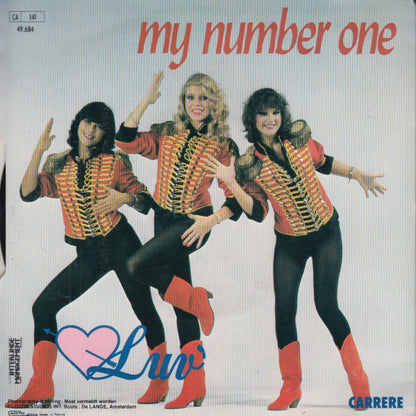 Luv' : My Number One (7", Single)