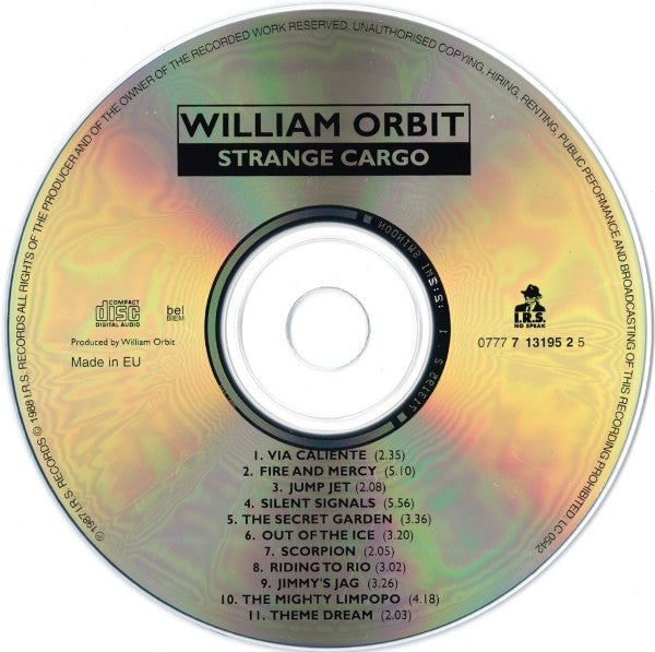 William Orbit : Strange Cargo (CD, Album, RE)