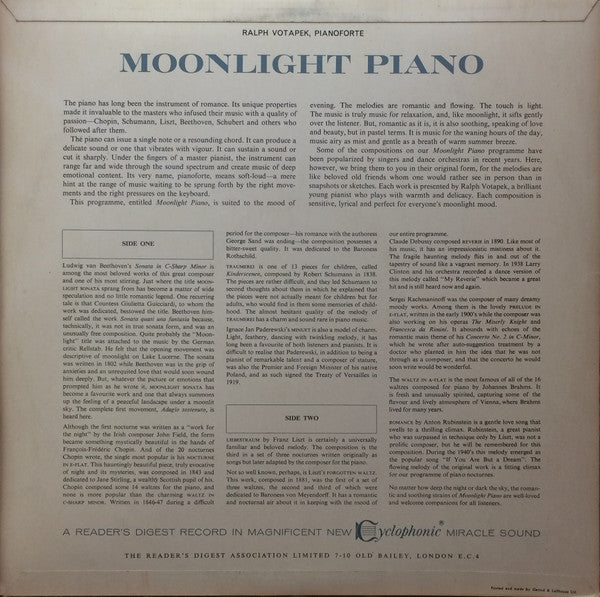 Ralph Votapek : Moonlight Piano (LP, Mono)