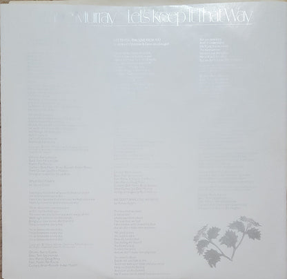 Anne Murray : Let's Keep It That Way (LP, Album, Club, Col)