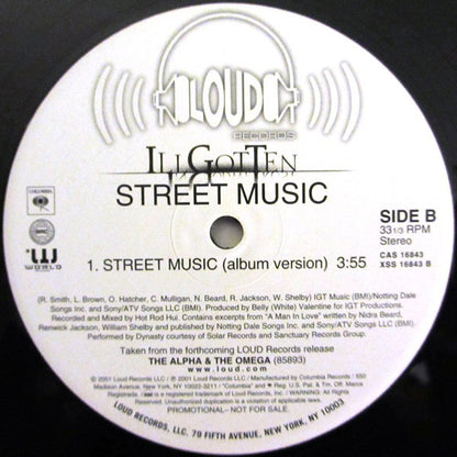 I.G.T. : Street Music (12", Promo)