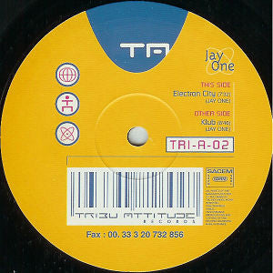 Jay One : Electron City / Klub (12")