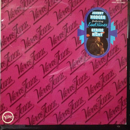 Johnny Hodges, Earl Hines : Stride Right (LP, RE)