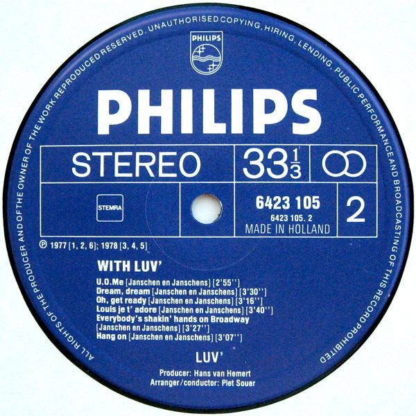 Luv' : With Luv' (LP, Album)