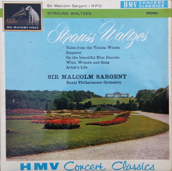 Johann Strauss Jr., Sir Malcolm Sargent : Waltzes (LP, Mono)