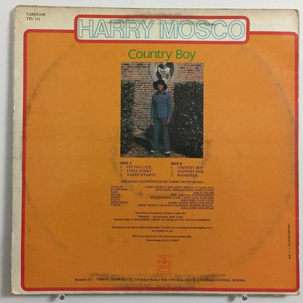 Harry Mosco : Country Boy (Mr. Funkees) (LP, Album, RP)