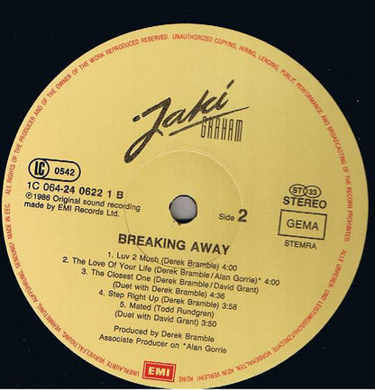 Jaki Graham : Breaking Away (LP, Album)