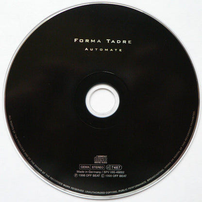 Forma Tadre : Automate (CD, Album)