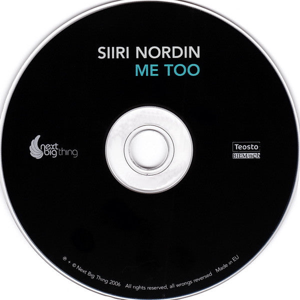 Siiri Nordin : Me Too (CD, Album)