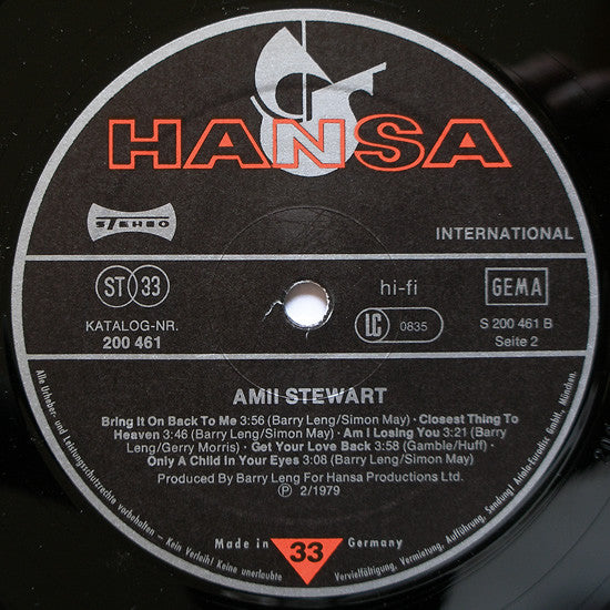 Amii Stewart : Knock On Wood (LP, Album)