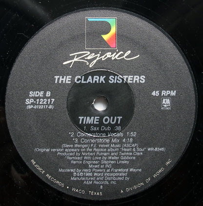 The Clark Sisters : Time Out (12")