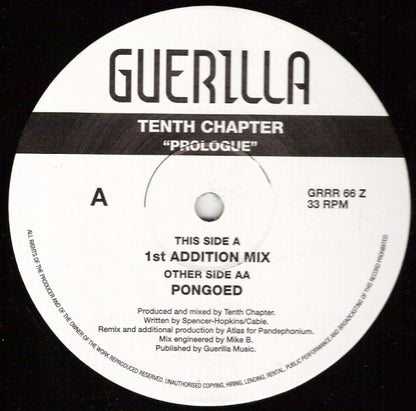 Tenth Chapter : Prologue (The Atlas Remixes) (12")