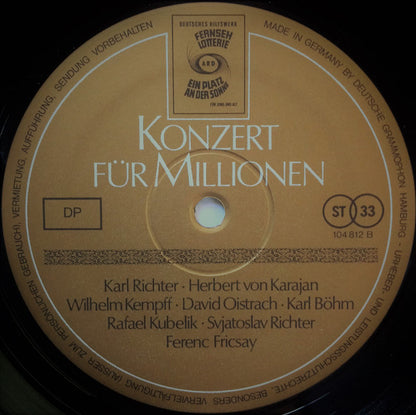 Various : Konzert Für Millionen (LP, Comp, RE)