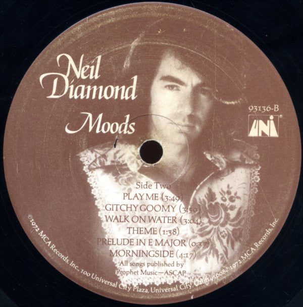 Neil Diamond : Moods (LP, Album, Pin)