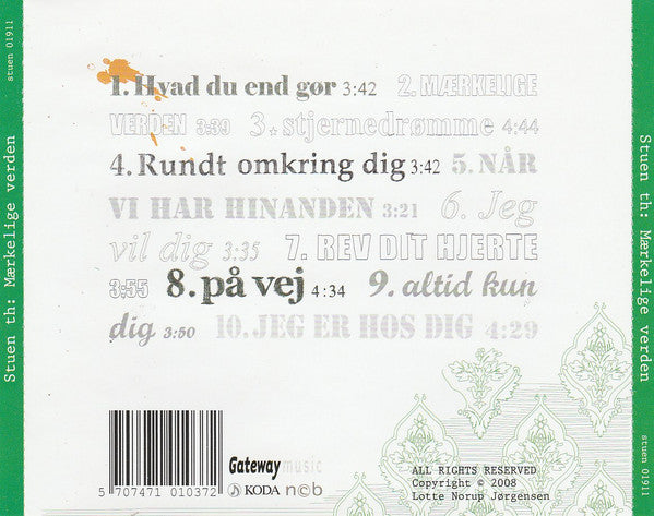 Stuen Th : Mærkelige Verden (CD, Album)