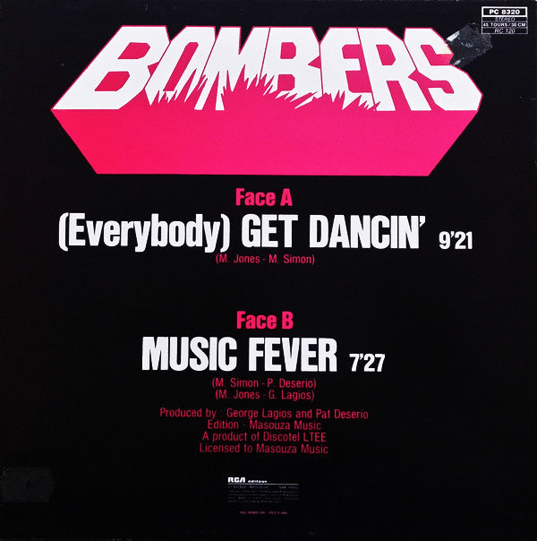 Bombers : (Everybody) Get Dancin' (12", Maxi)