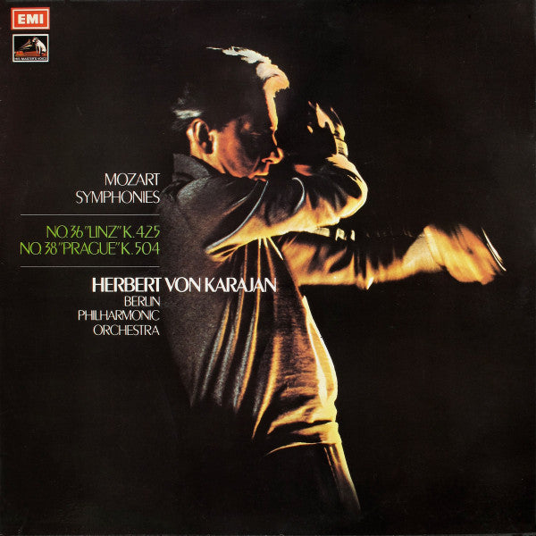 Wolfgang Amadeus Mozart - Berliner Philharmoniker, Herbert Von Karajan : Symphonies No.36 & 38 (LP, Album, Comp)