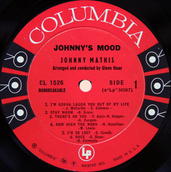 Johnny Mathis : Johnny's Mood (LP, Album, Mono)