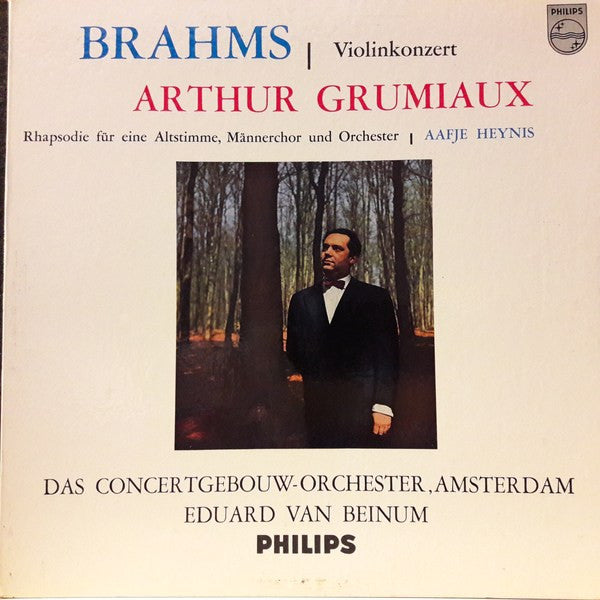 Johannes Brahms | Arthur Grumiaux, Concertgebouworkest, Eduard van Beinum : Violinkonzert (LP)